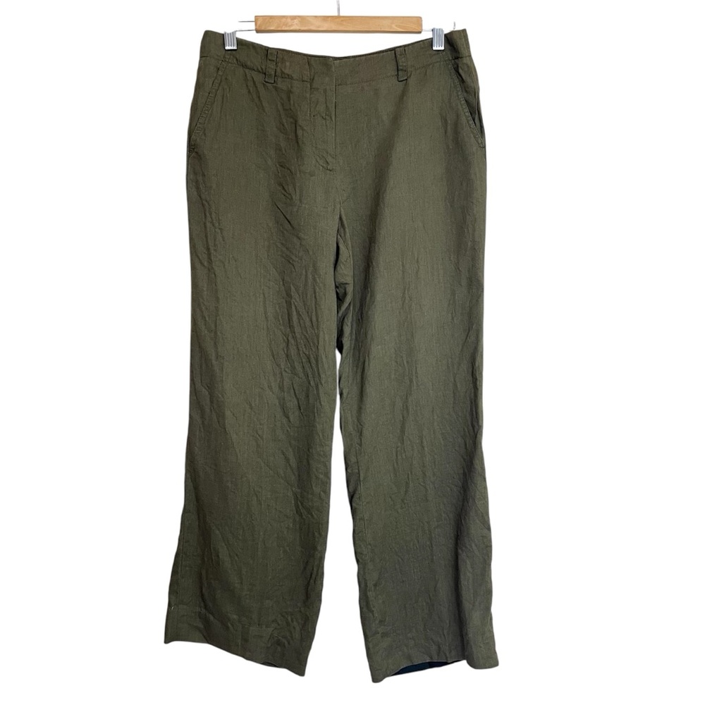 DKNY 100% Linen Lightweight Semi Sheer Pant